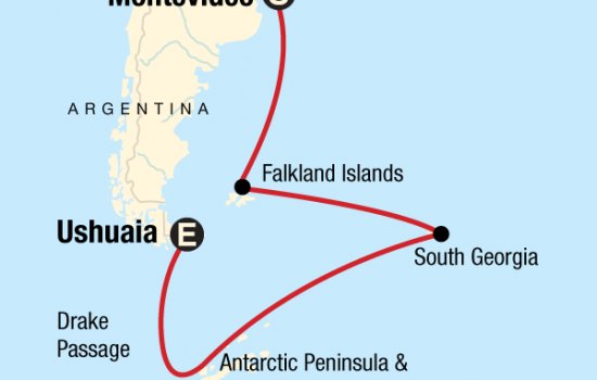 Antarctica, Falklands & South Georgia - 20 Days